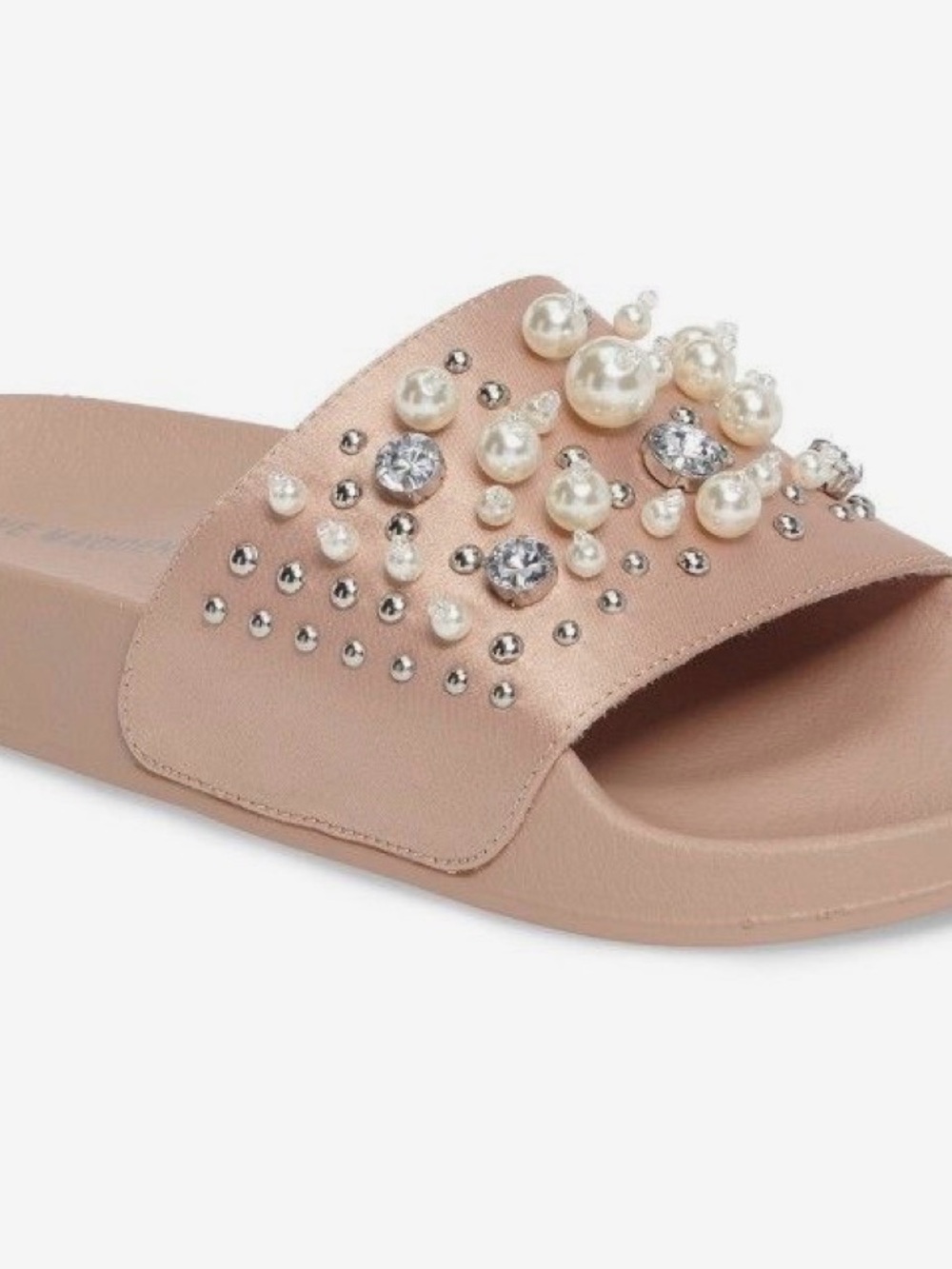 Steve Madden Women's Sandy Slide
Sandal Size 8 with Bling Embellishments